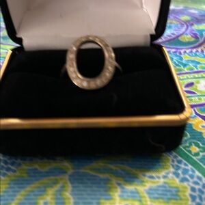 Elegant Silver Oval Ring
